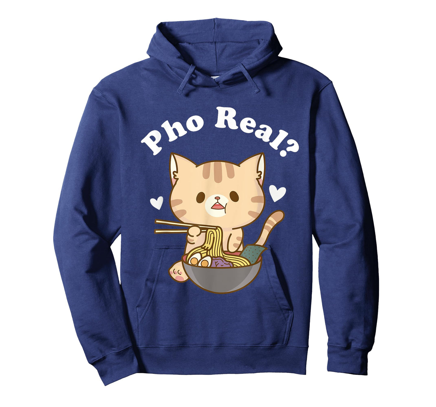 Pho Real Cat Vietnamese Noodle Soup Pho Soup Asian Pho Bowl T-Shirt for Men Women Girls Kids