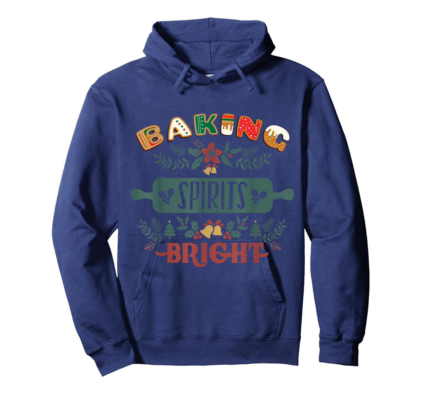 Baking Spirits Bright Holiday Christmas Cookie Baking T-Shirt