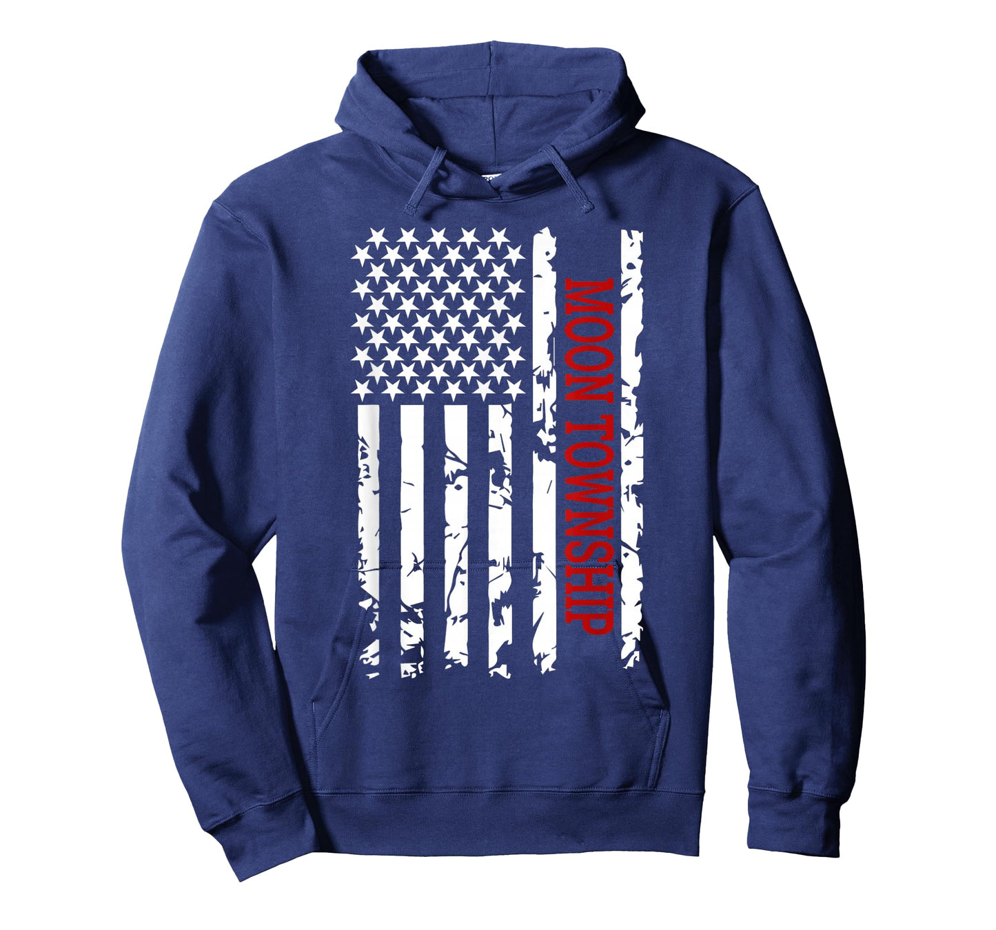 Patriotic Moon Township City T-Shirt for Women Kids Men