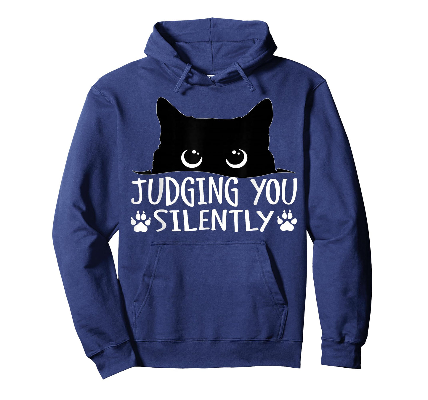Funny Black Cat Judging You Silently Sarcastic Cat T-Shirt