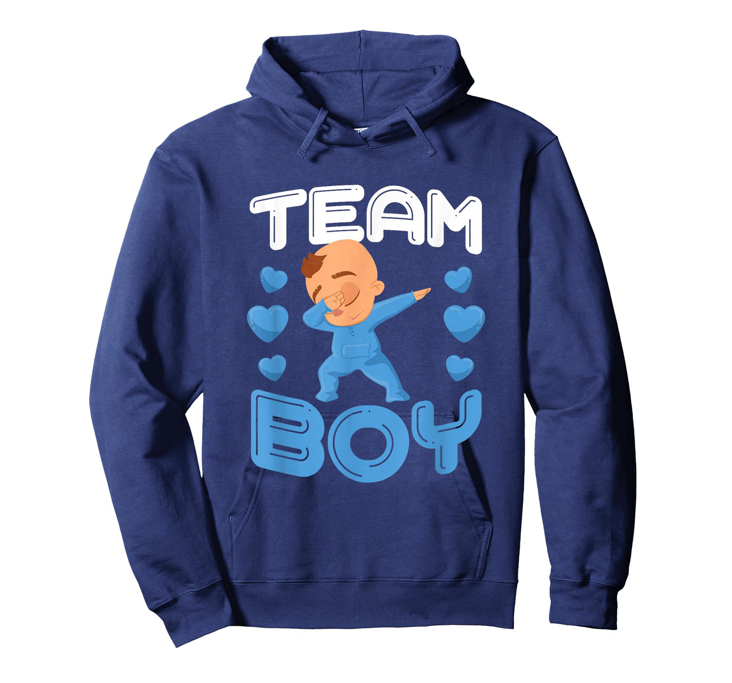 Cool Team Boy Gender Reveal Dabbing White Baby It's A Boy T-Shirt
