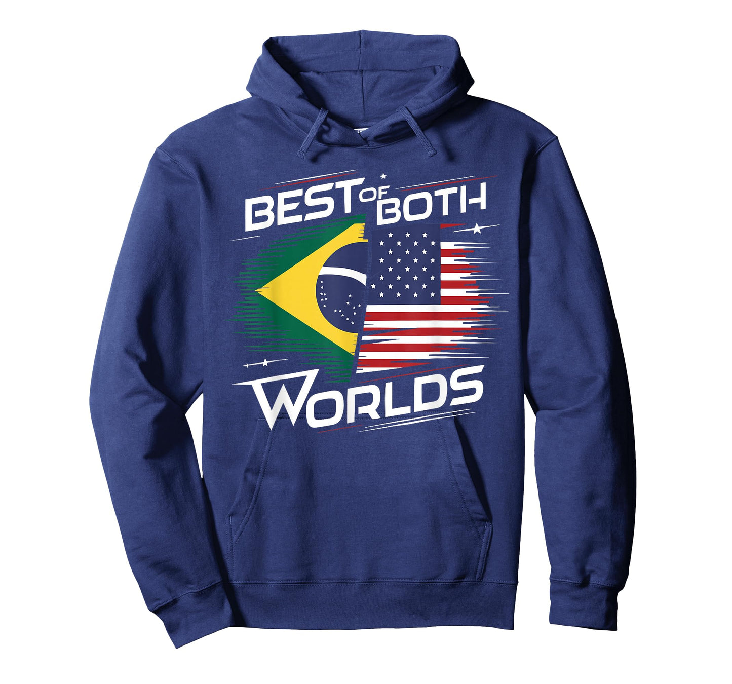 Half Brazilian Half American USA Flag Brazil America T-Shirt