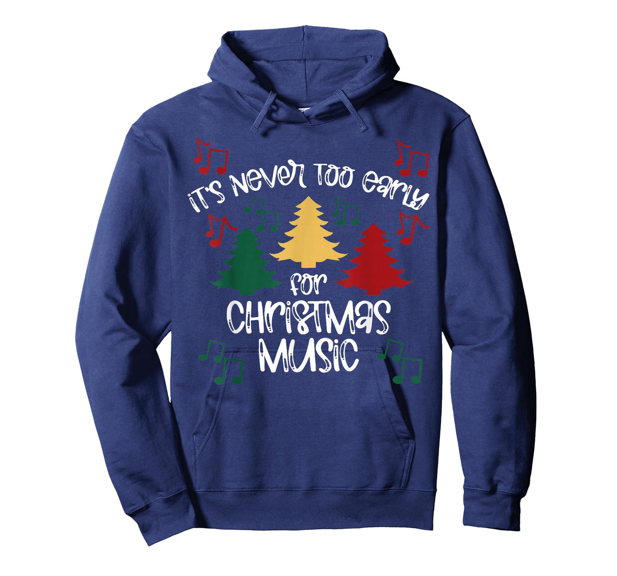 It's Never Too Early For Christmas Music Teacher T-Shirt