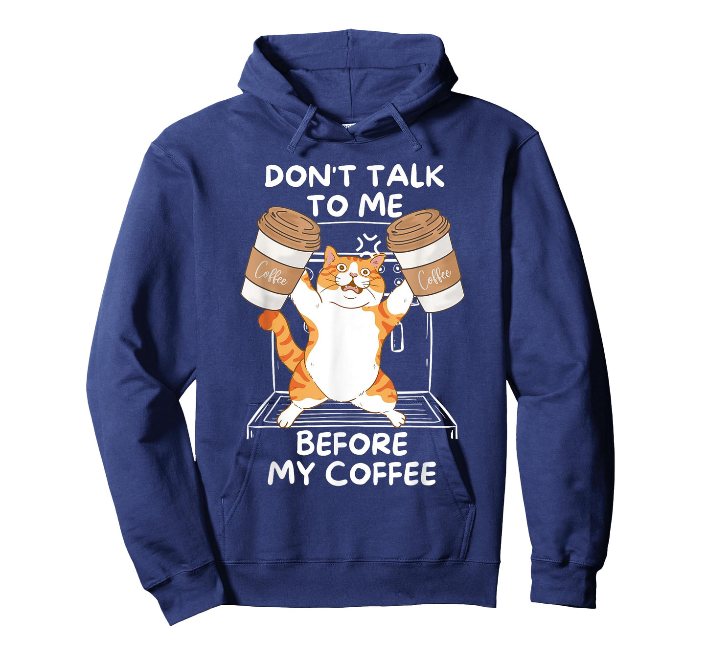 Don't Talk to Me Before My Coffee - Funny Coffee Cat T-Shirt T-Shirt