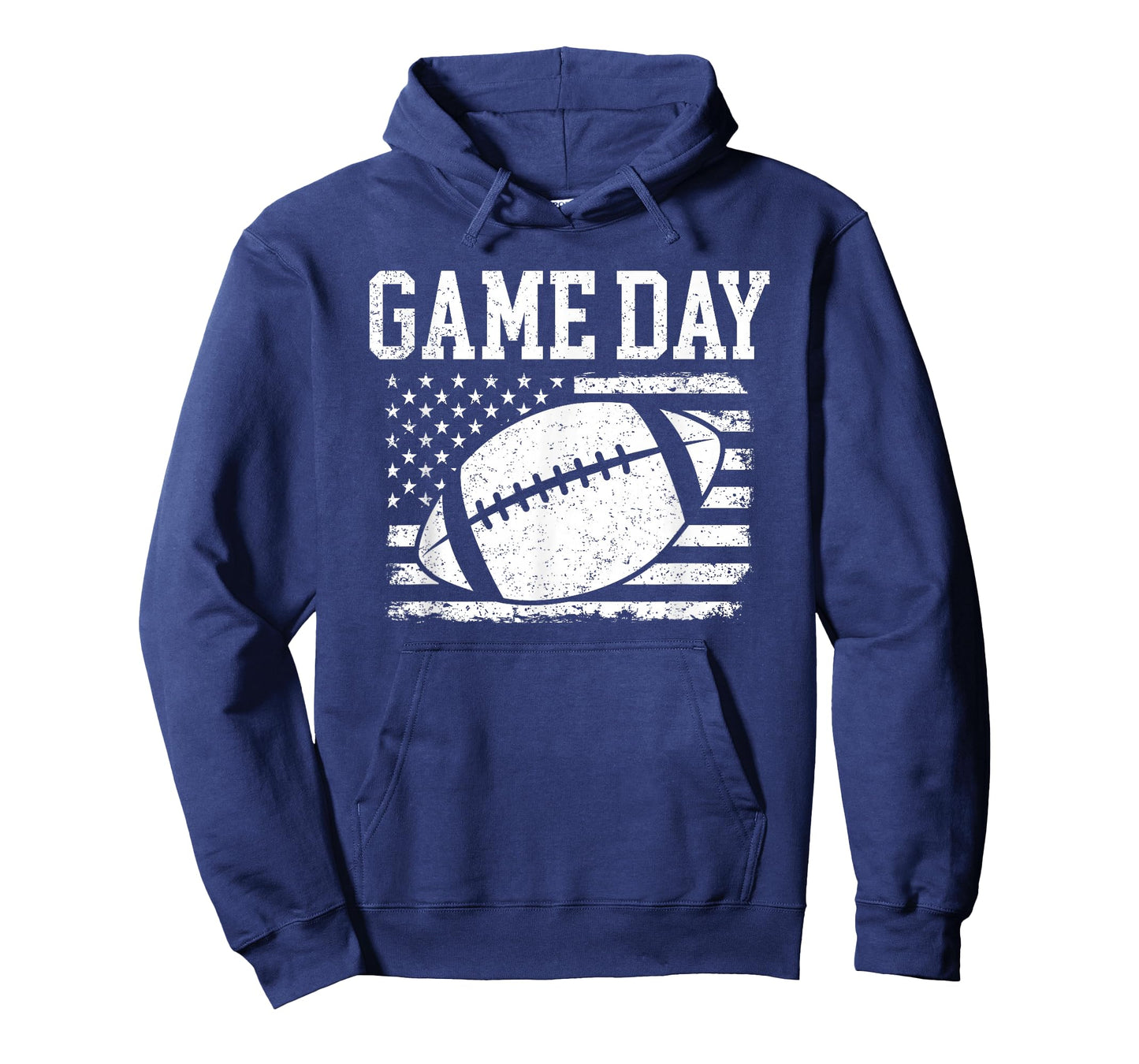 Cute Game Day Football Season USA Flag Mom Women Men & Kids T-Shirt