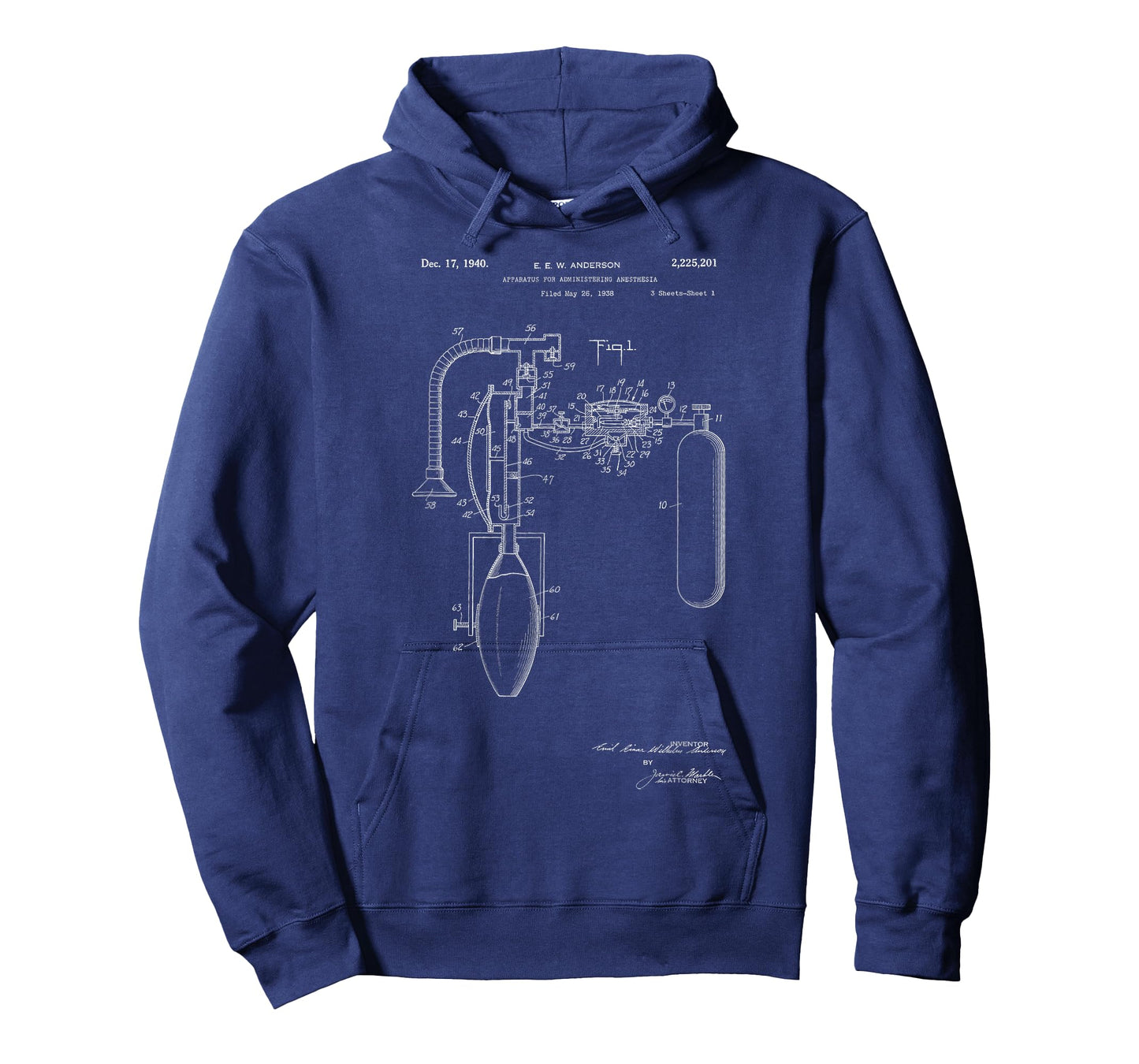 Apparatus for administering anesthesia patent t-shirt T-Shirt