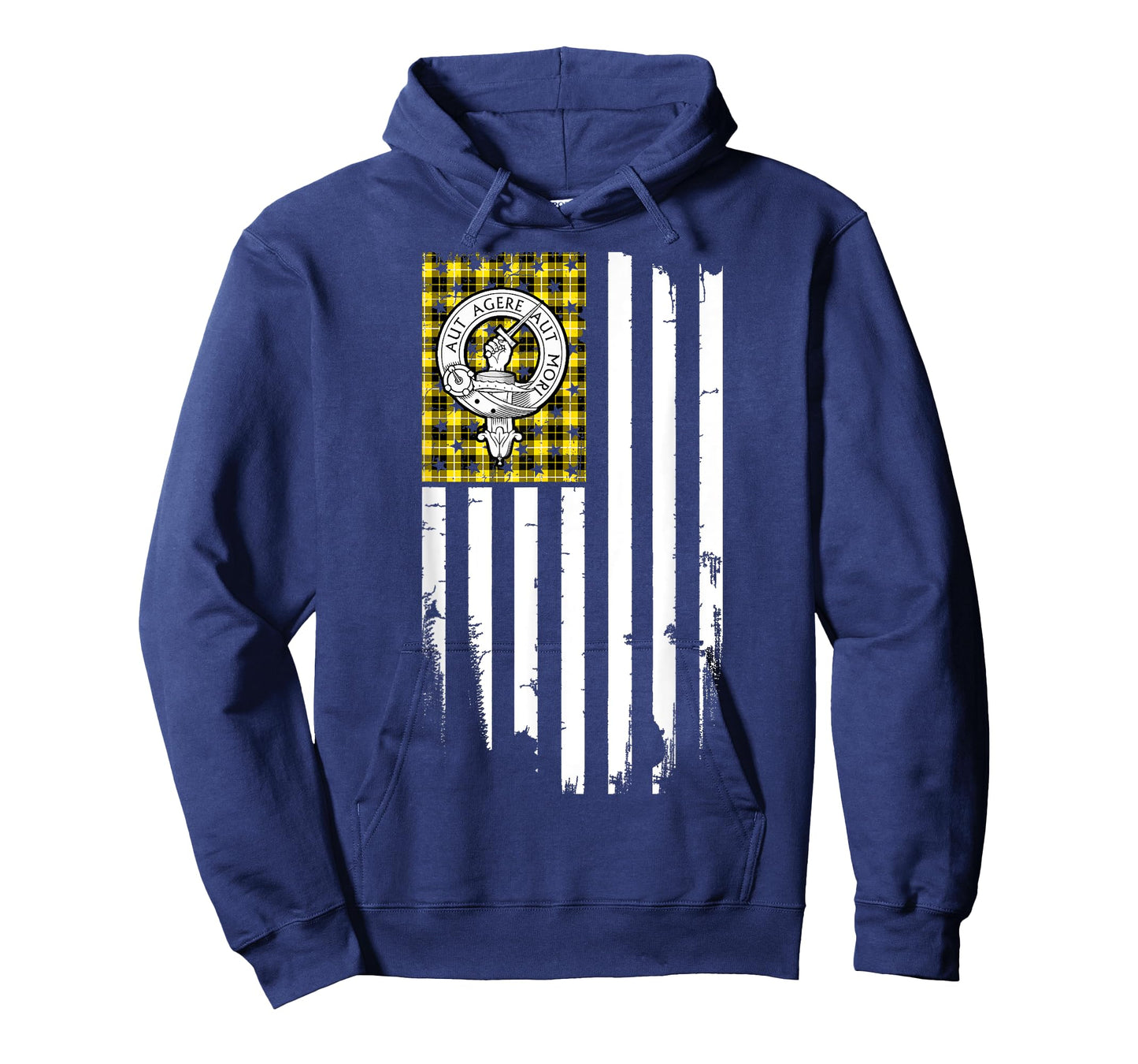 Scottish American Barclay Clan & Stripes Flag T-Shirt