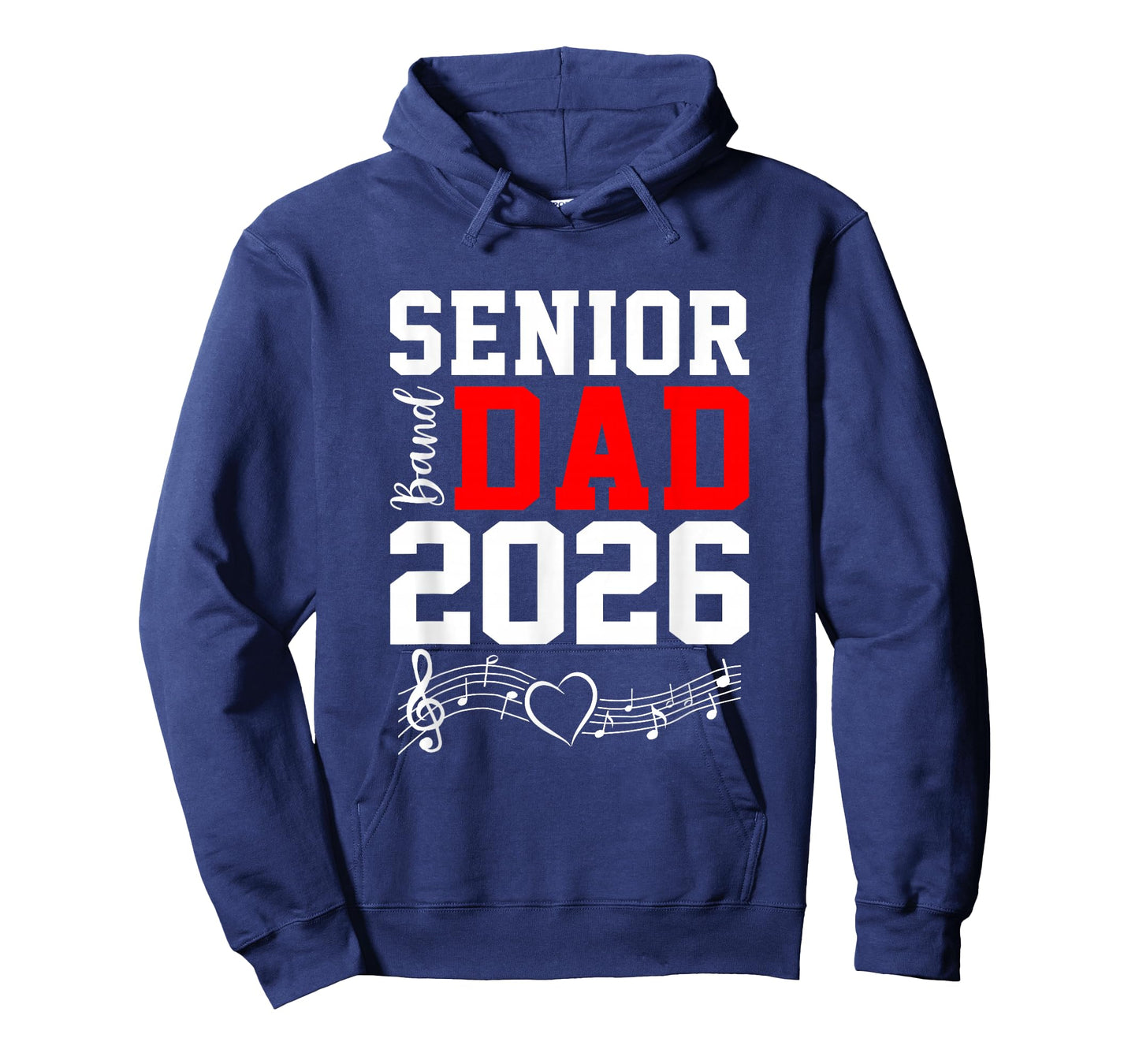 Senior Band Dad 2026 Marching Band Parent Class of 2026 T-Shirt