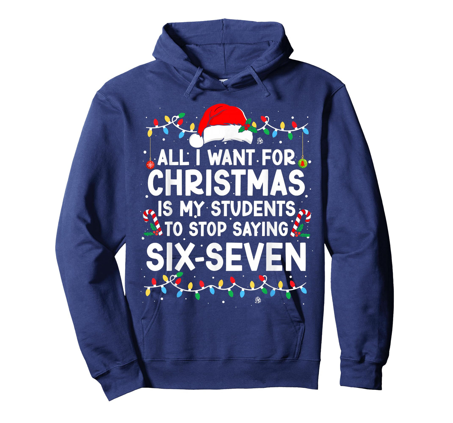 Students Saying 6-7 67 Six Seven Meme Teacher Christmas T-Shirt