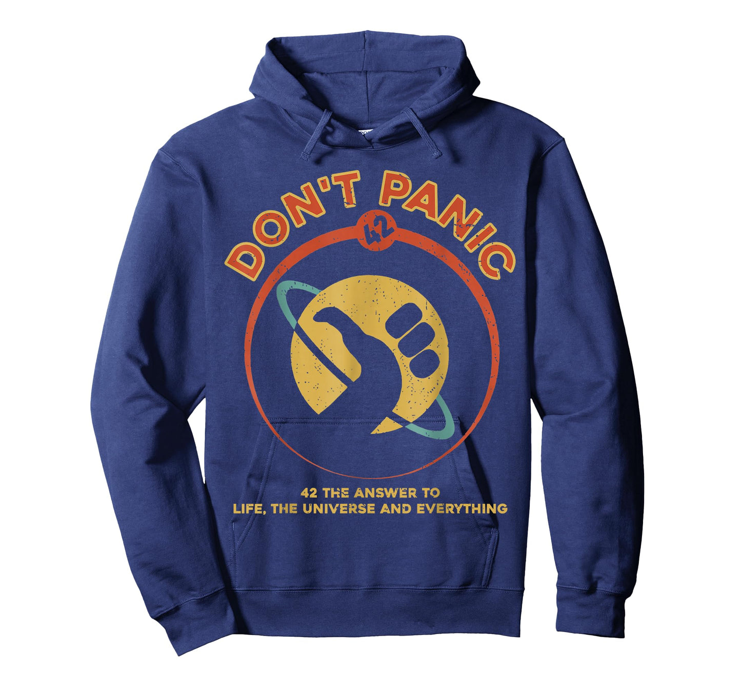 42 Answer to Life The Universe and Everything Don't Panic T-Shirt