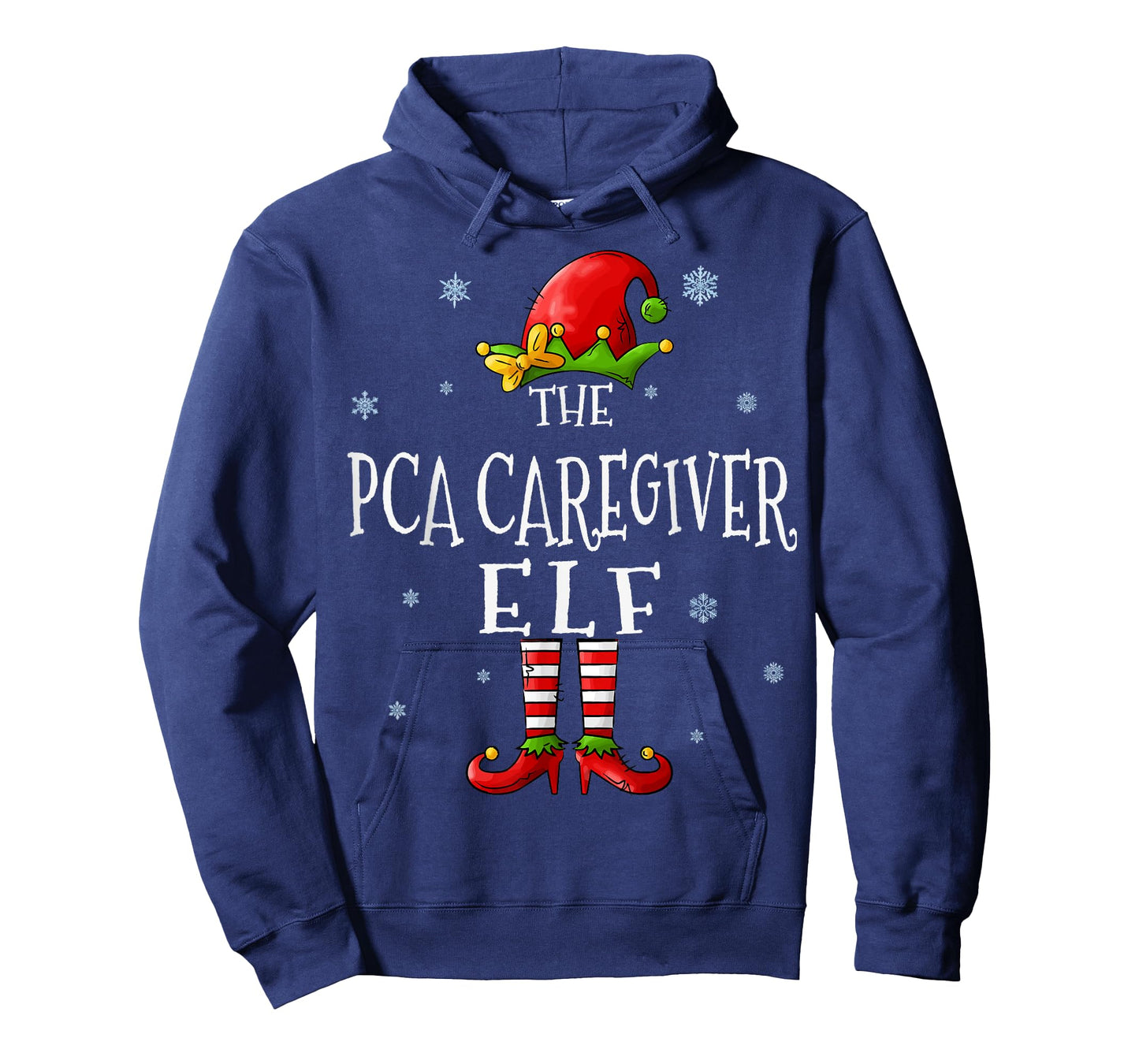 The PCA Caregiver Elf Squad Funny Groupe Matching Christmas T-Shirt