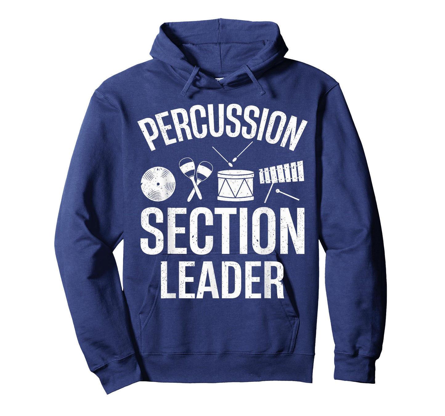 Section Leader Marching Band Drummer Percussion Instrument T-Shirt