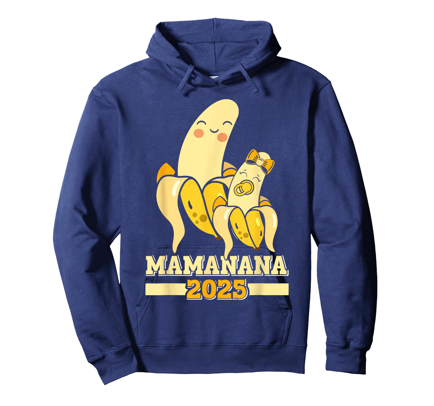Soon Mom MAMANANA 2025 Banana Baby Prediction Pregnant T-Shirt