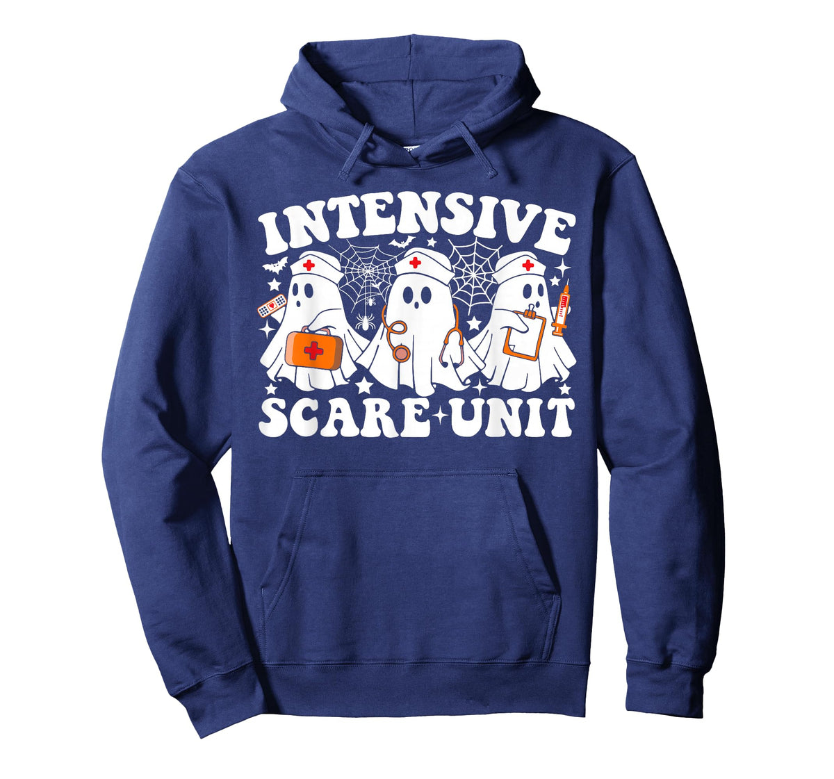 Intensive Care Scare Unit Halloween Ghost Nurse ICU Nursing T-Shirt