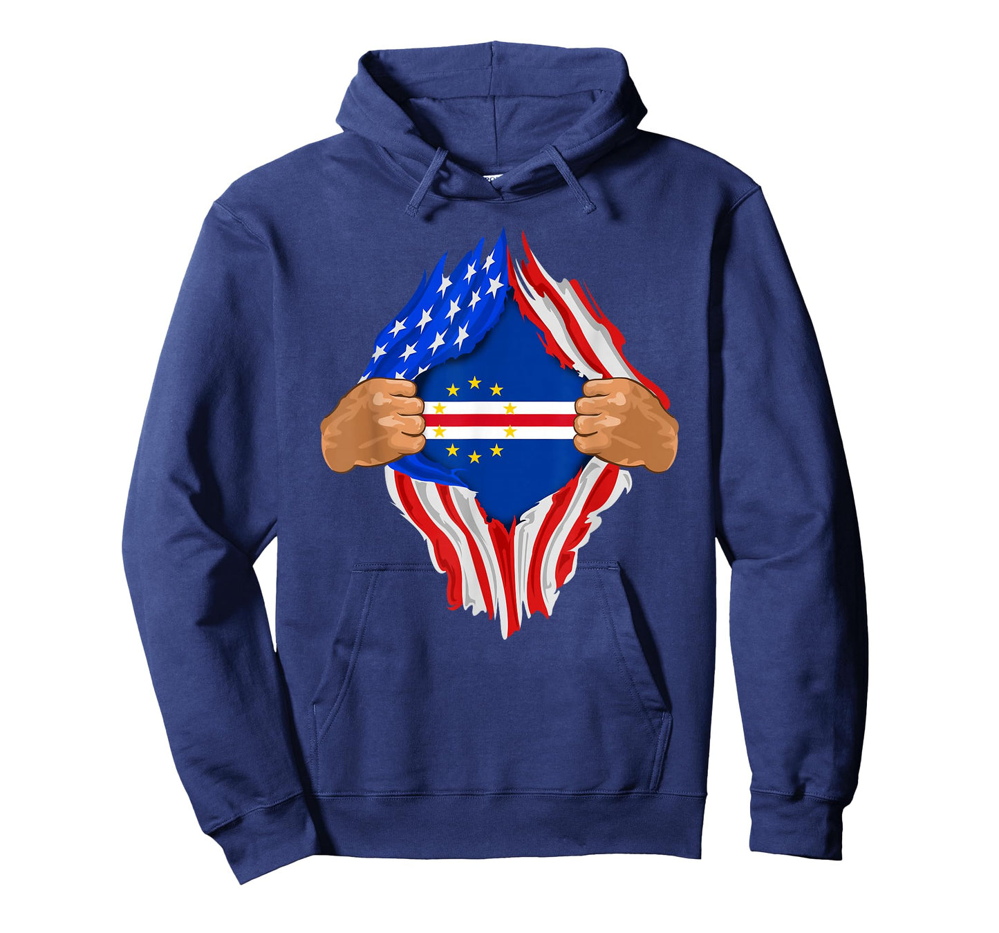Cape Verde Blood Inside Me T-Shirt | Cape Verde Flag Gift T-Shirt