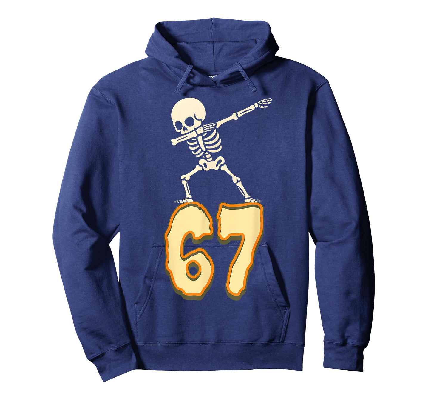 67 Halloween Meme 6 7 Numbers Six Seven Funny Kids Skeleton T-Shirt