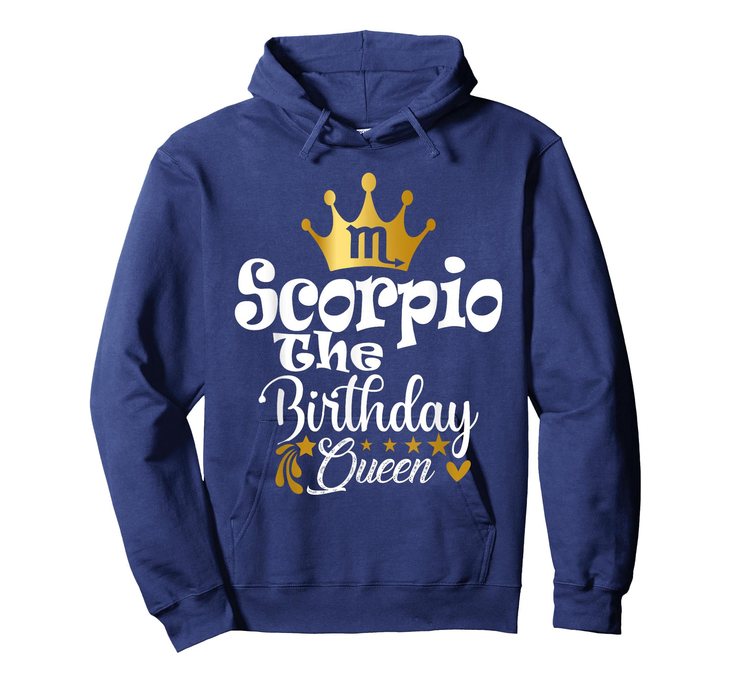 Scorpio The Birthday Queen Women Zodiac Sign Crown Design T-Shirt