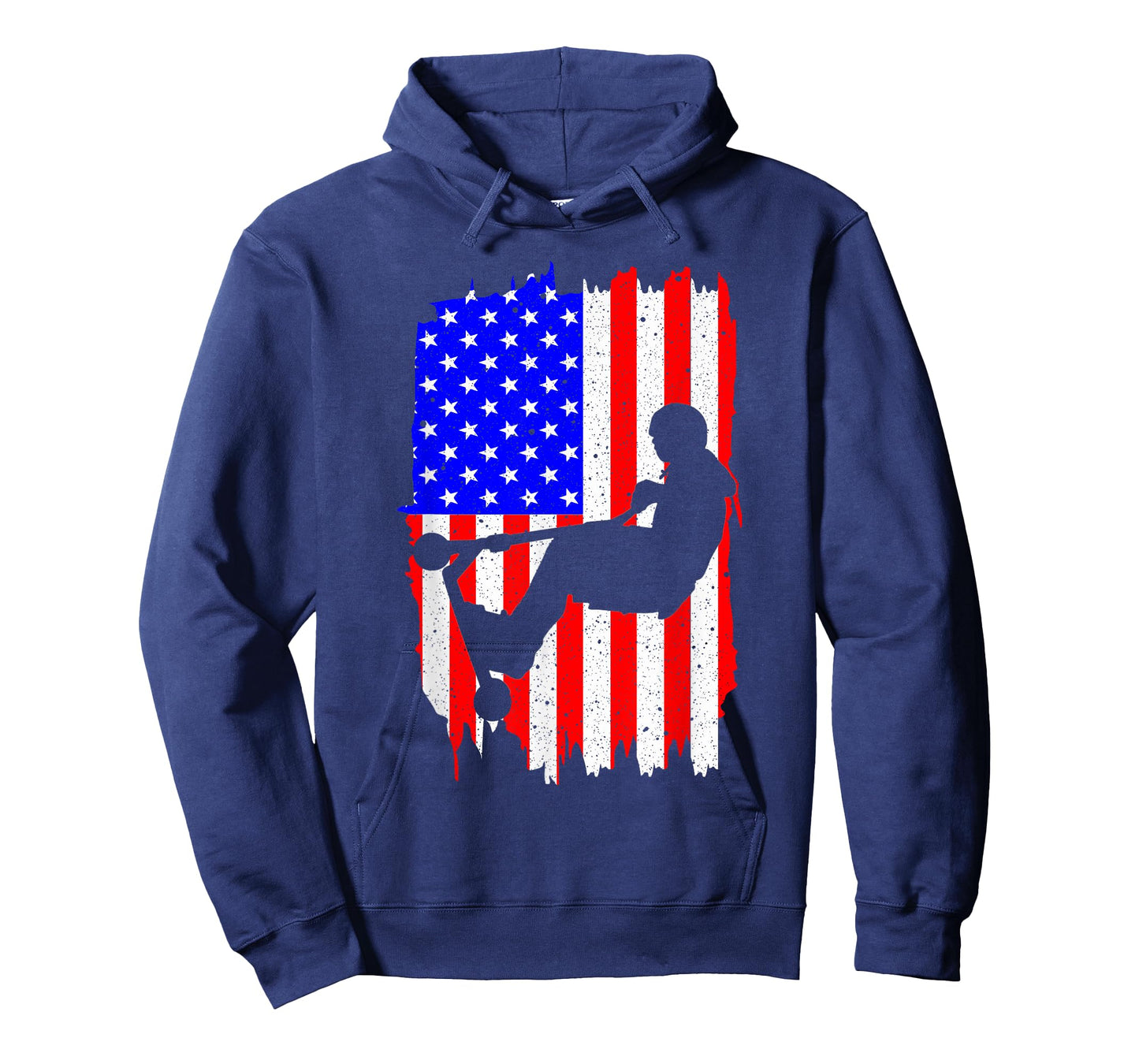 Funny American Flag Stunt Scooter Designs Men Women Riders T-Shirt