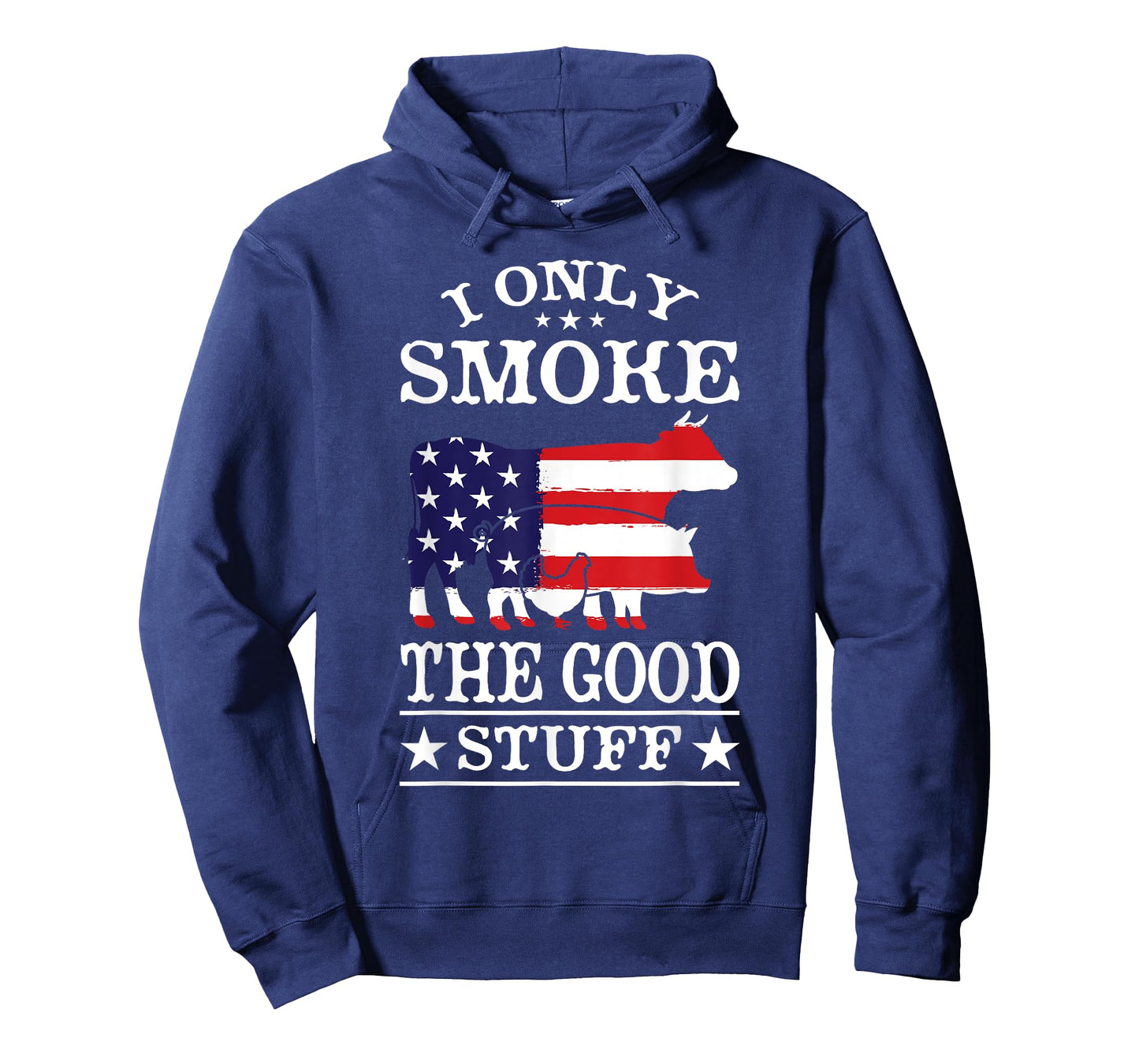 I Only Smoke The Good Stuff BBQ Barbeque Grilling Pitmaster T-Shirt