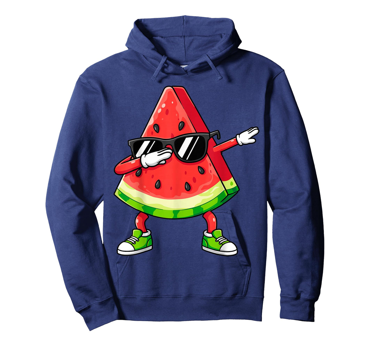 Dabbing Watermelon Sunglasses Summer Tropical Fruit T-Shirt