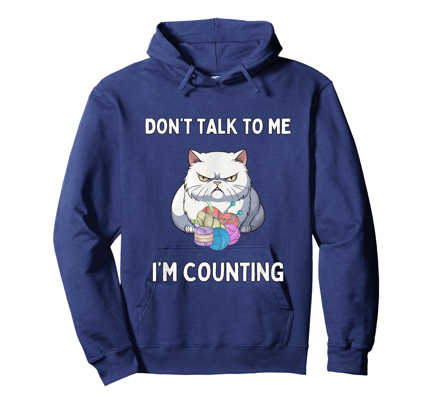 Don't Talk To Me I'm Counting Funny Crochet Cat Lover T-Shirt