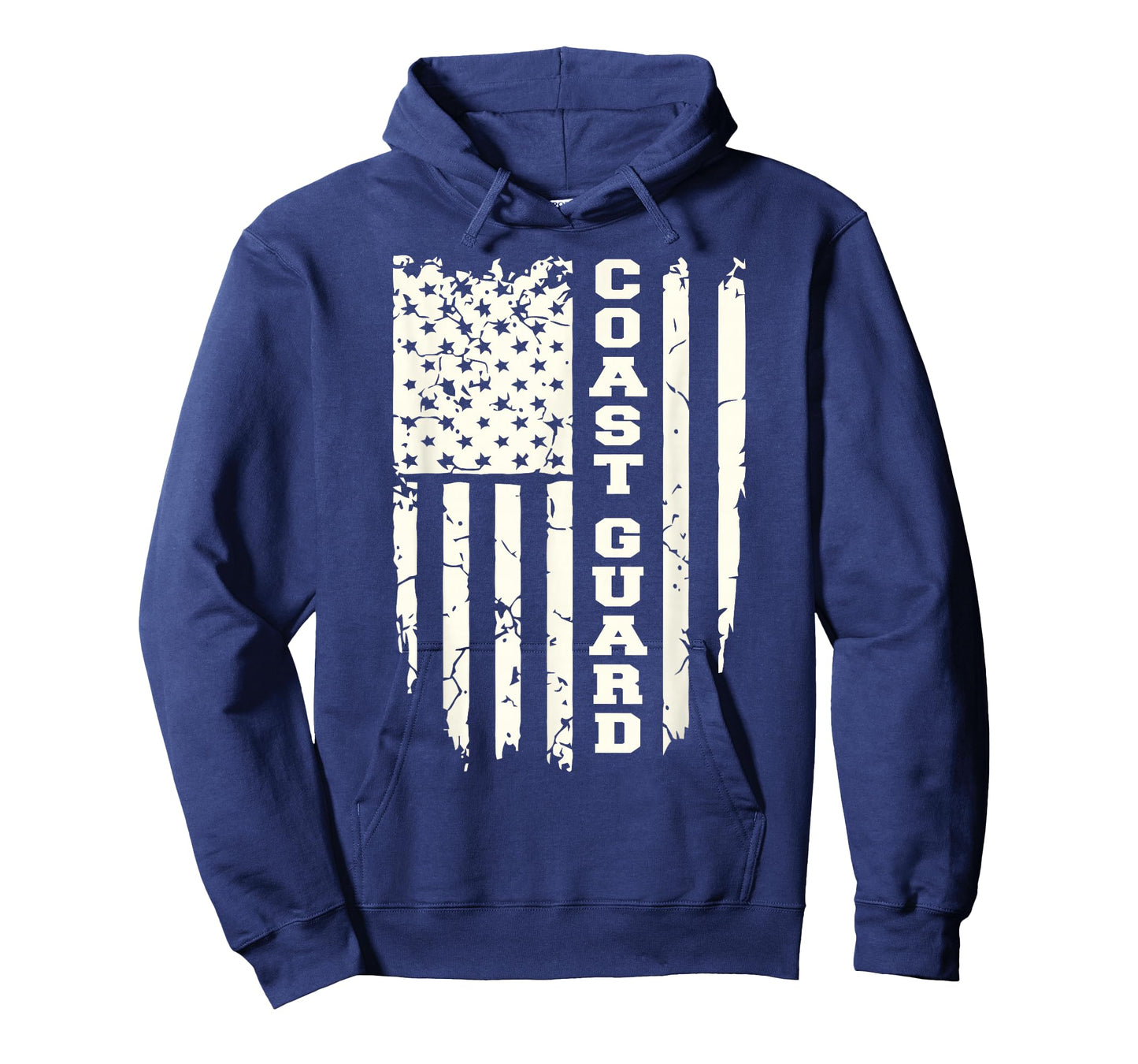 Distressed American Flag Coast Guard Auxiliary Gifts For Men T-Shirt