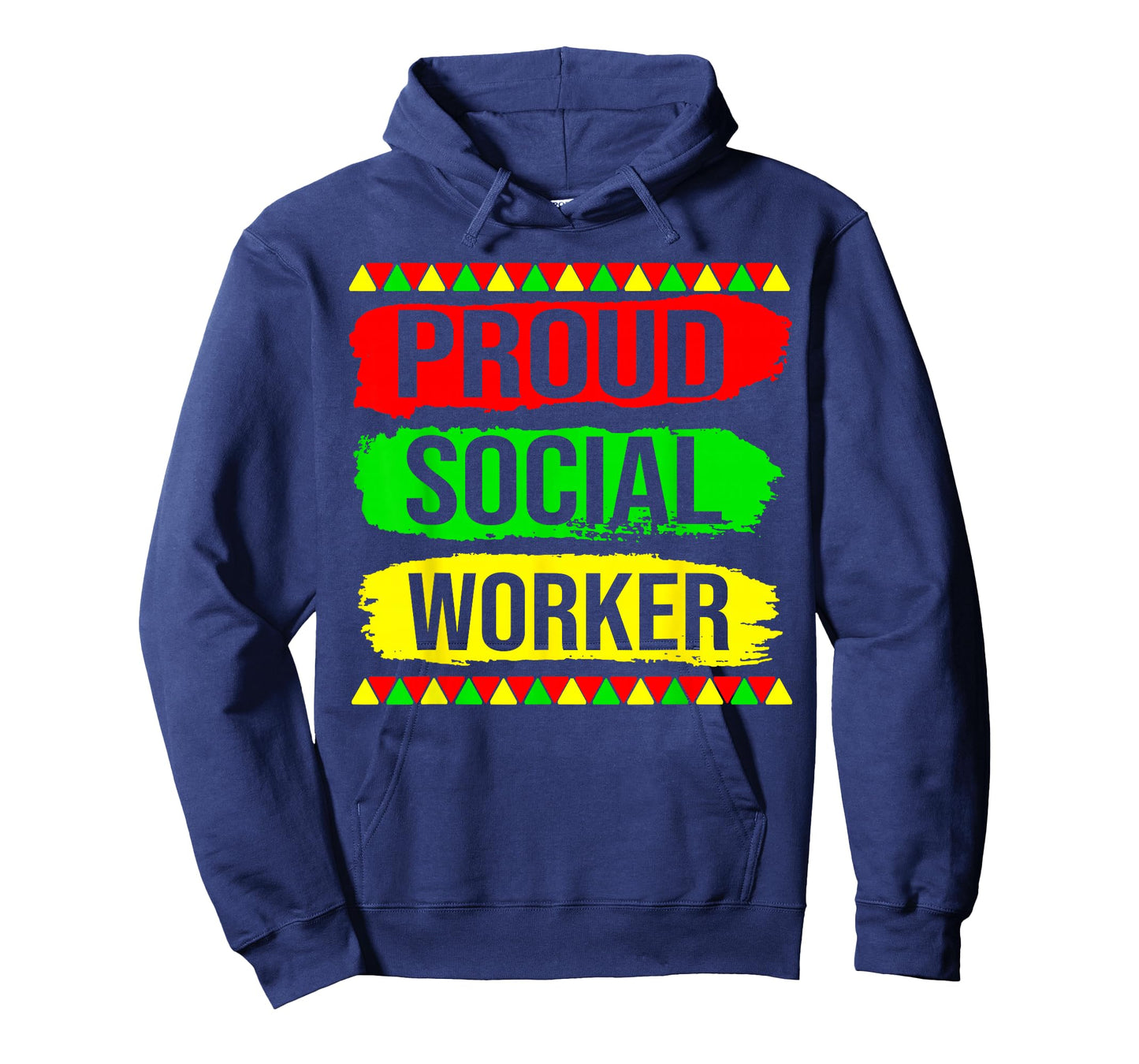 Proud Social Worker Black History Month Pride African Gifts T-Shirt