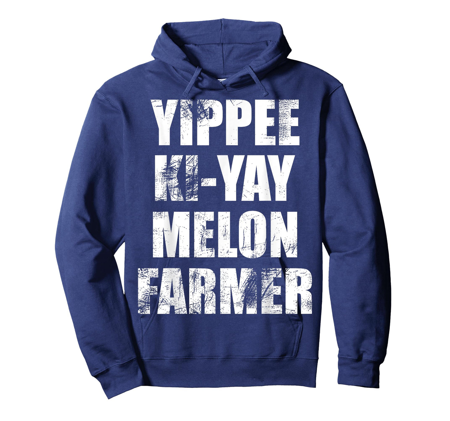 "Yippee-Ki-Yay Melon Farmer" Joke Distressed Movie Quote Tee T-Shirt