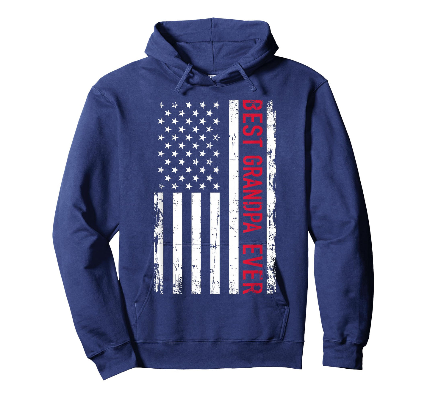 Best Grandpa Ever US American Flag T-Shirt