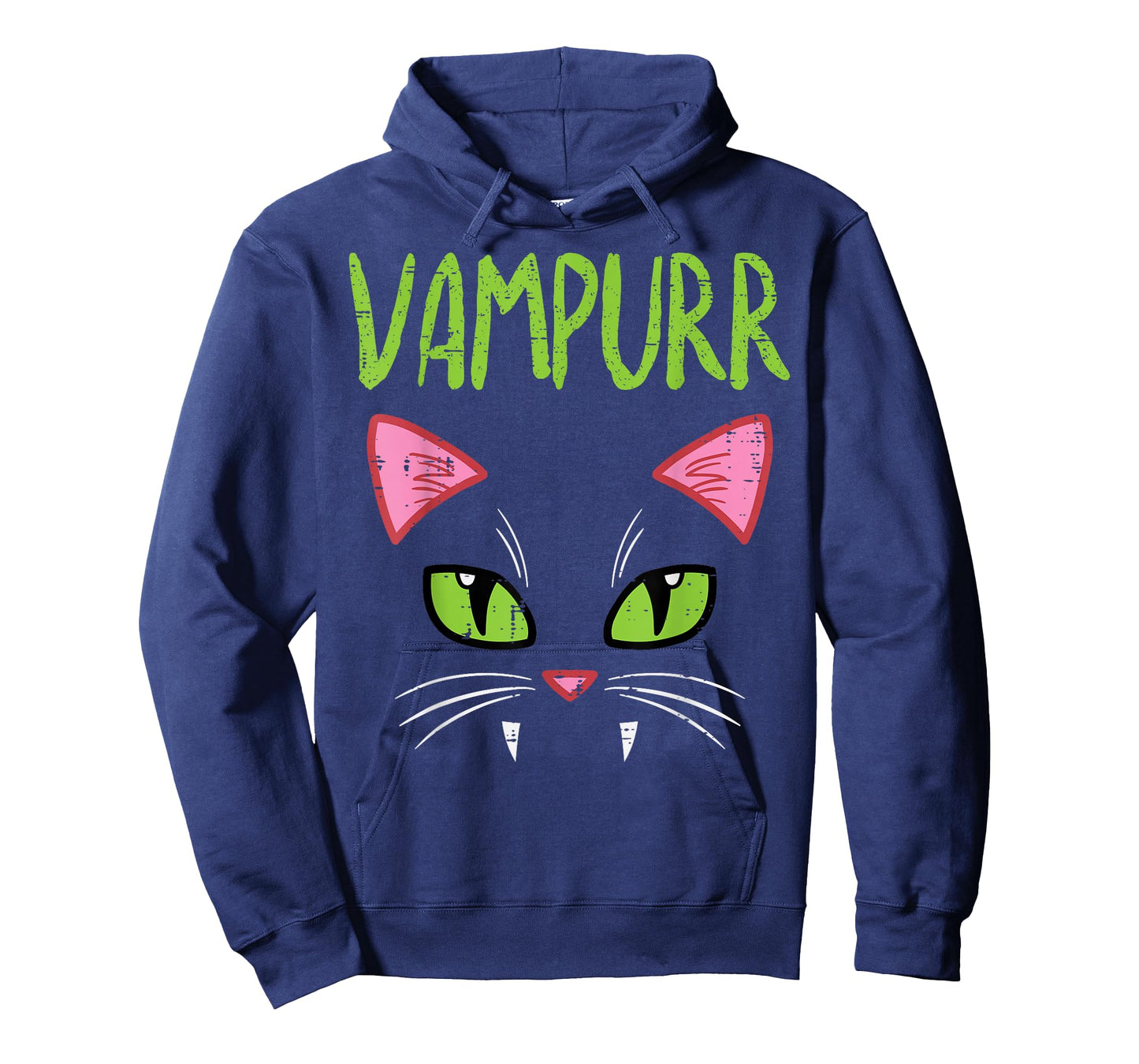 Vampurr Vampire Cat Funny Halloween Costume Women Girls T-Shirt