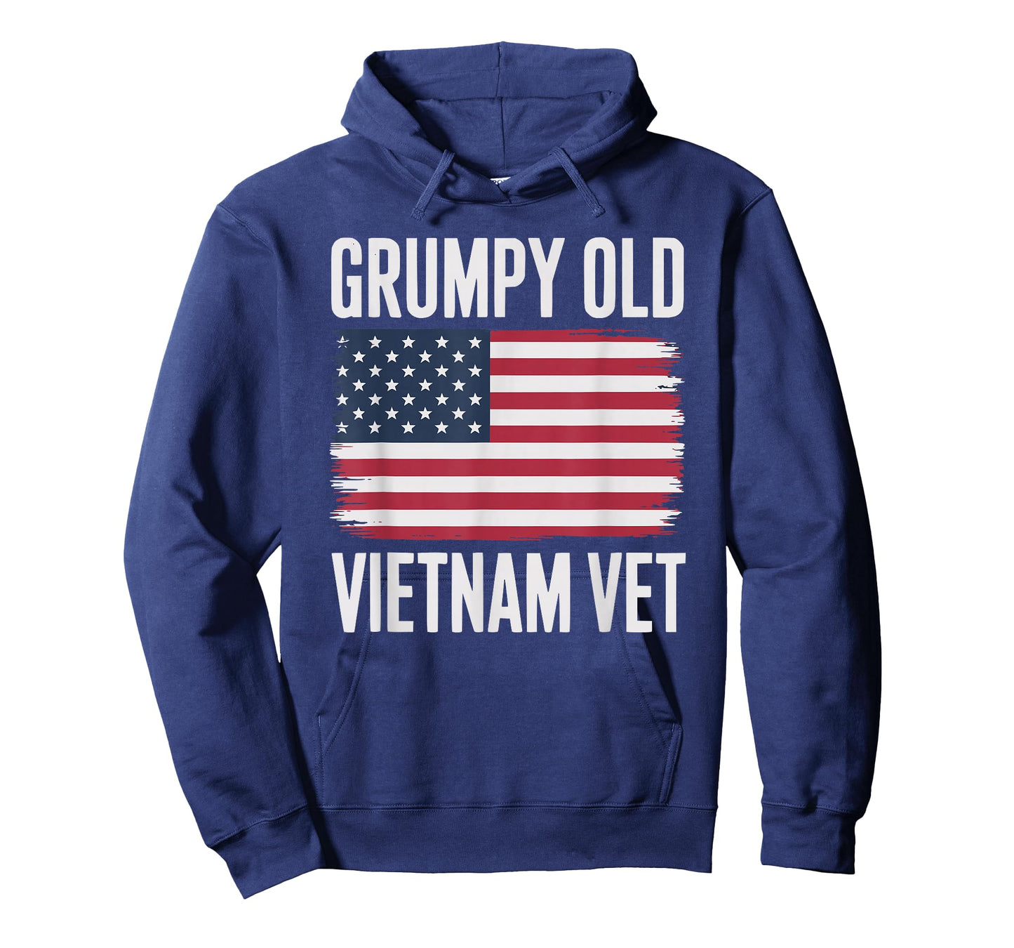 Funny Grumpy Old Vet American Flag Vietnam Veteran T-Shirt