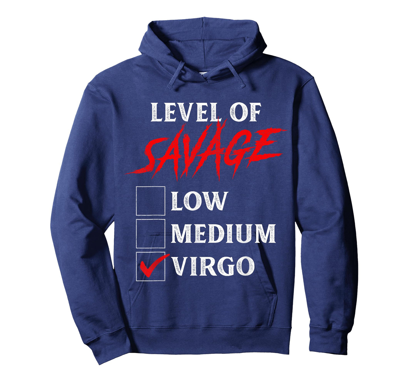 Level of Savage Virgo Shirt Funny Zodiac Queen King Girl Man T-Shirt