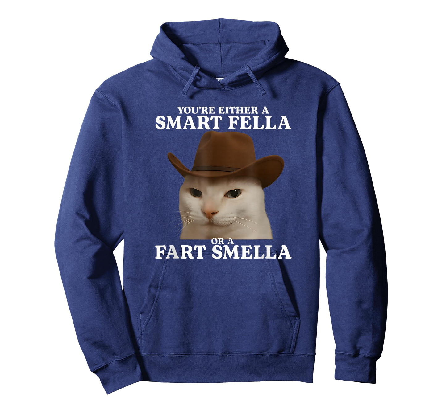 You're Either a Smart Fella or a Fart Smella Funny Cat Meme T-Shirt