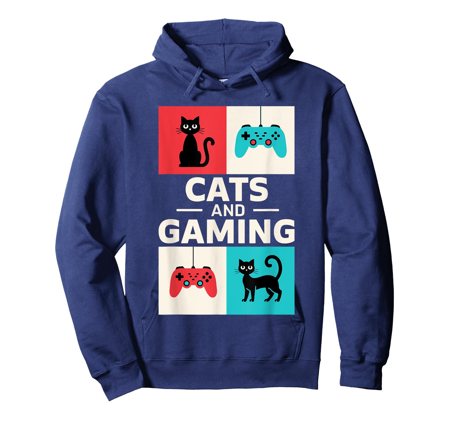 Cats And Gaming Shirt Men Women Kids Video Gamer Cat Lover T-Shirt