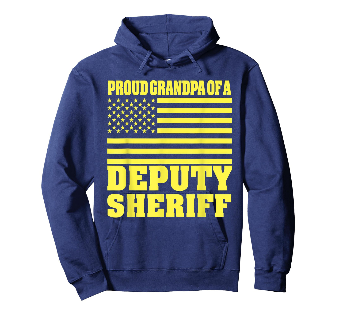 Proud Grandpa Of A Deputy Sheriff American Flag T-Shirt for Women Men
