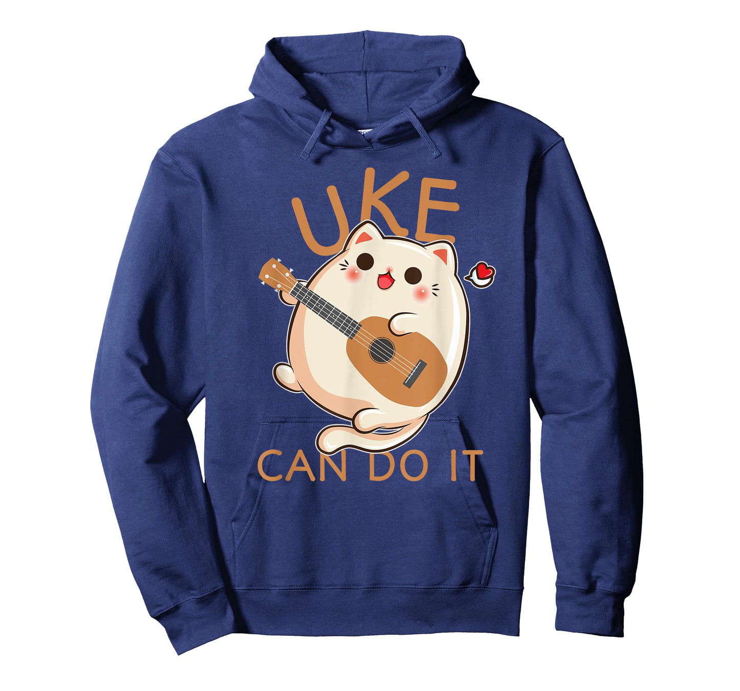 Ukulele print Funny Uke Can Do It Cat Playing product Gift T-Shirt