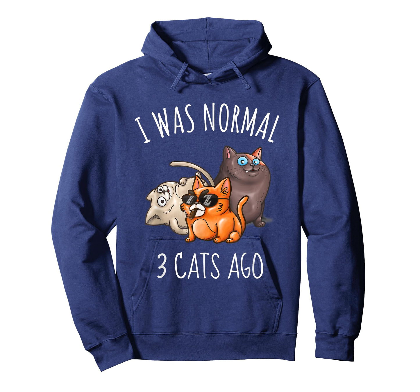 I Was Normal 3 Cats Ago Funny Cat Mom Dad T-Shirt