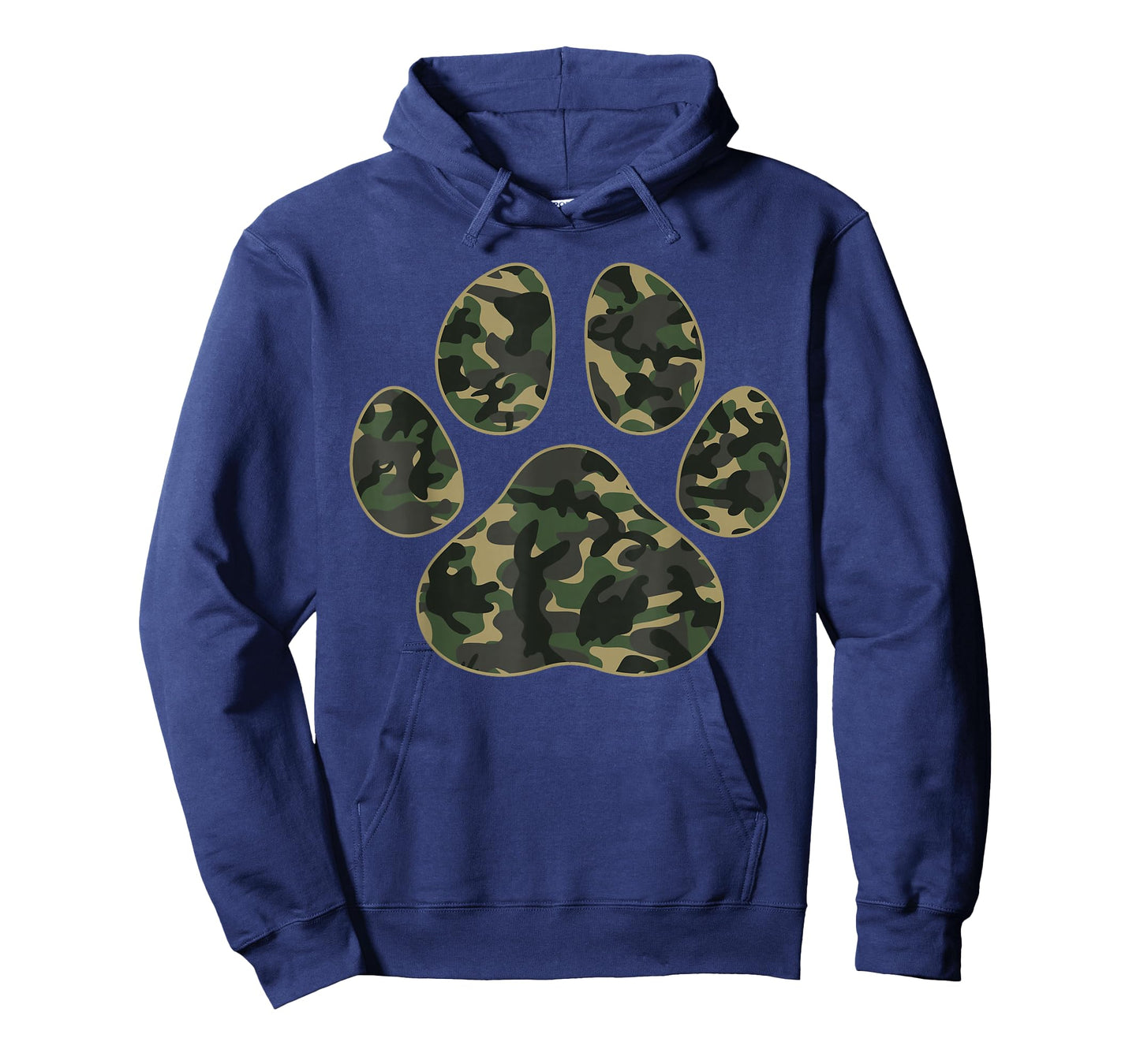 Cute Camo Paw Print Pet Owner Camouflage Paw Print Dog Lover T-Shirt