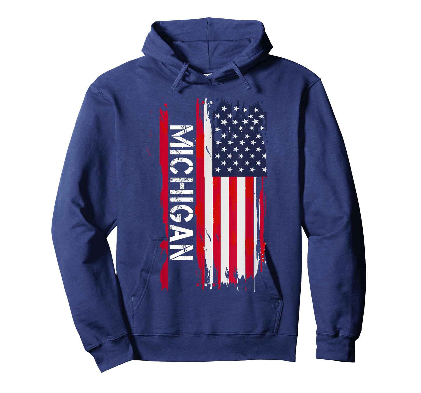 Michigan USA Flag Michigan T-Shirt, Women's Unisex Adults, Black, Short Sleeve, Crew Neck, Classic Fit, Polyester 100%, Modern, Letter Print, T Back, Small