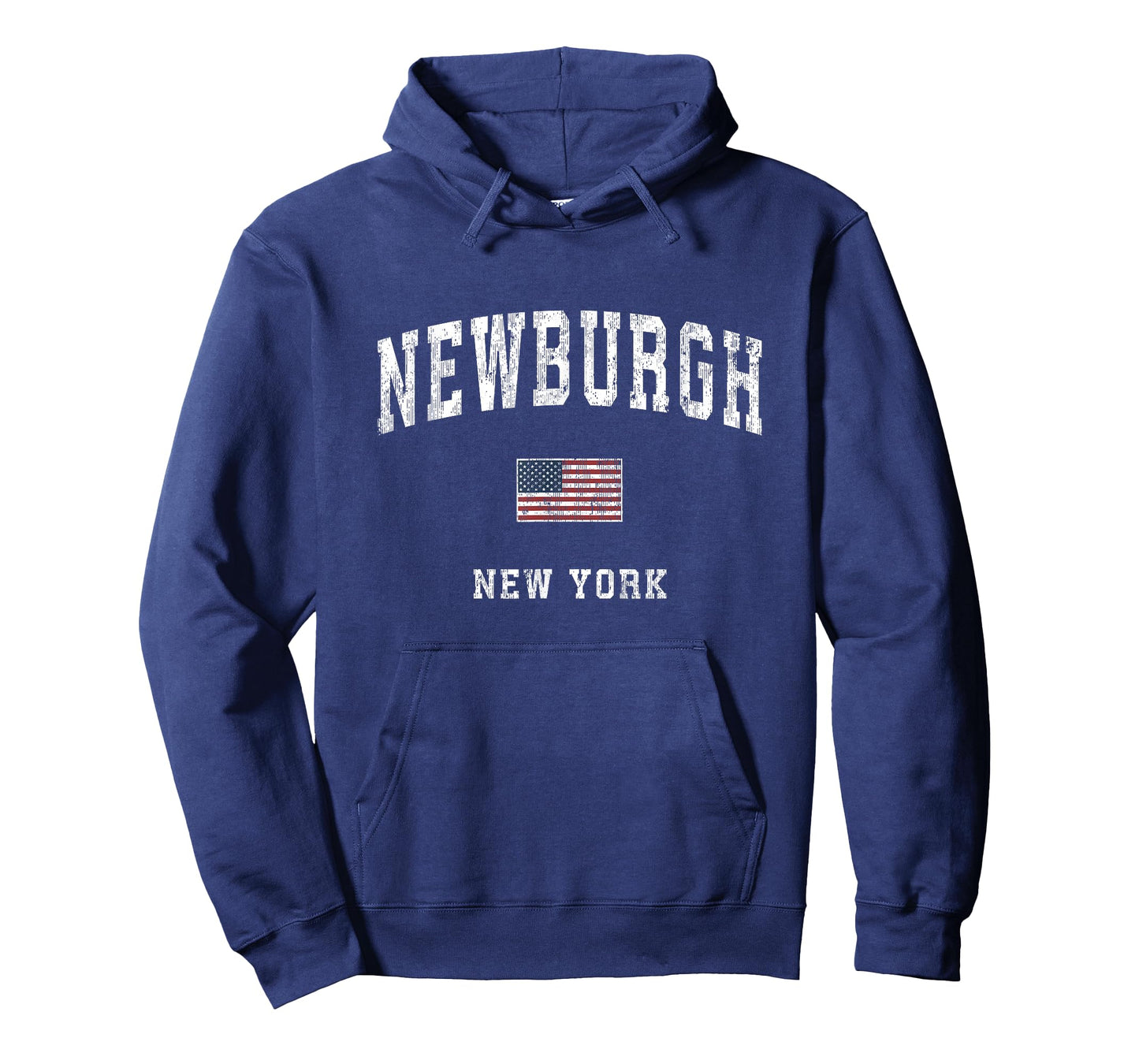 Newburgh New York NY Vintage American Flag Sports Design T-Shirt
