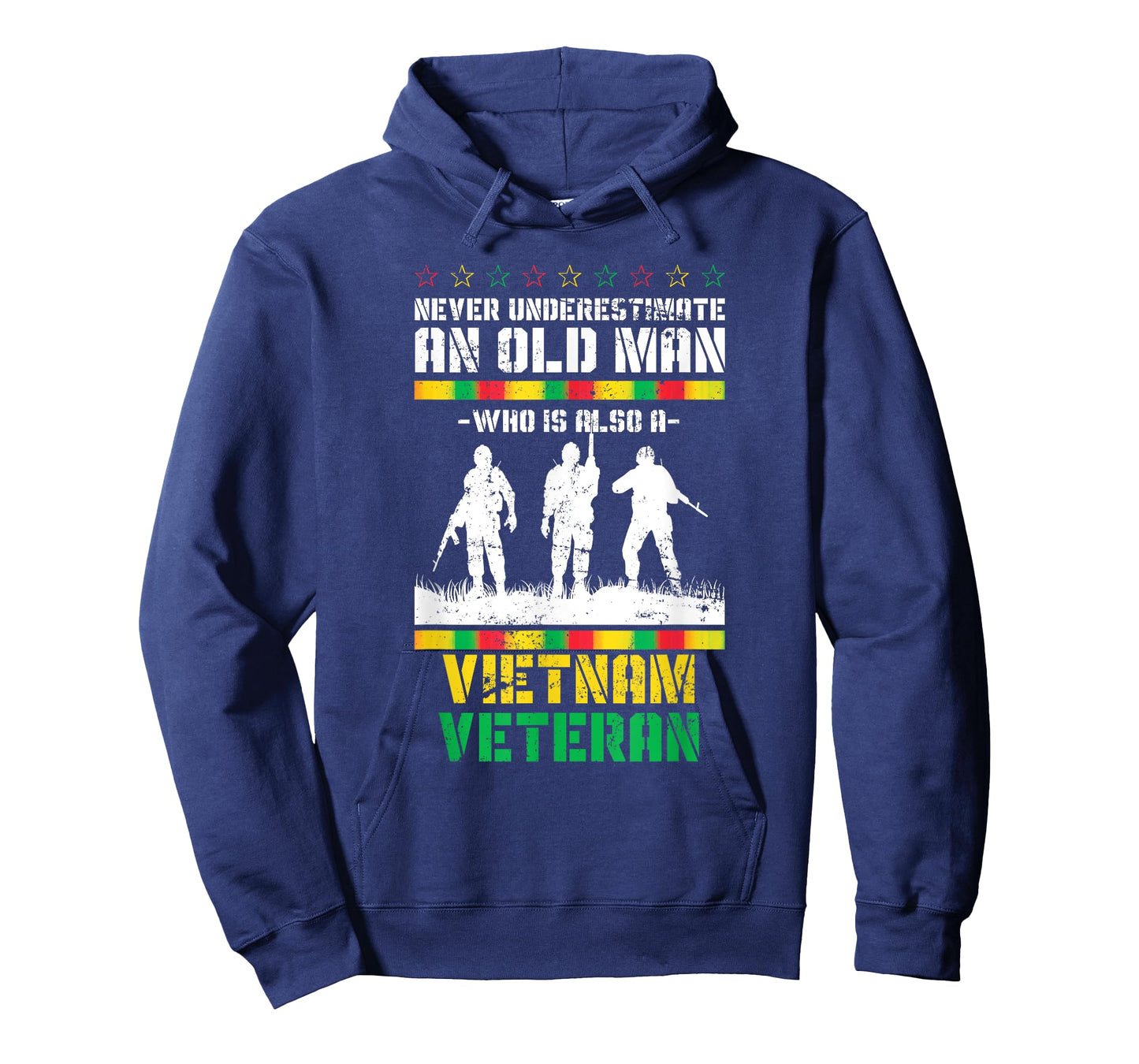 Never Underestimate An Old Men Who Is Also A Vietnam Veteran T-Shirt