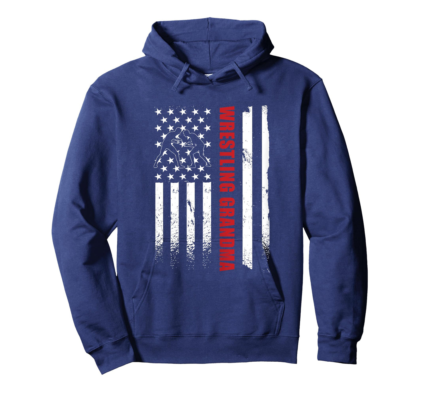 Wrestling Grandma American Flag Wrestling Grandma T-Shirt for Women