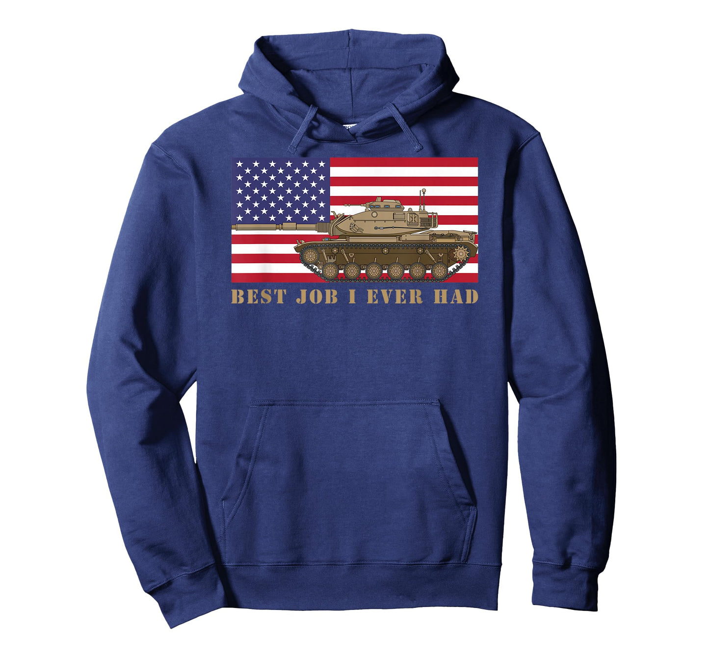 M60 A3 Tanker Tank Crew Best Job I Ever Had American Flag T-Shirt