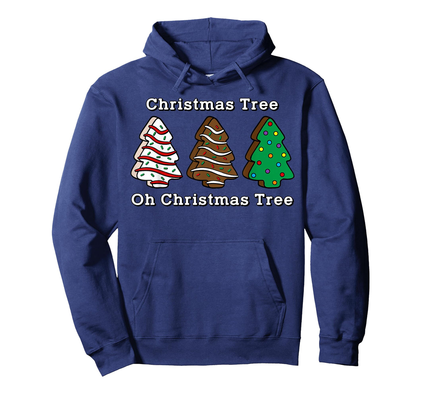 Oh Christmas Tree Cute Cake Brownie Lover Sweet Tooth T-Shirt