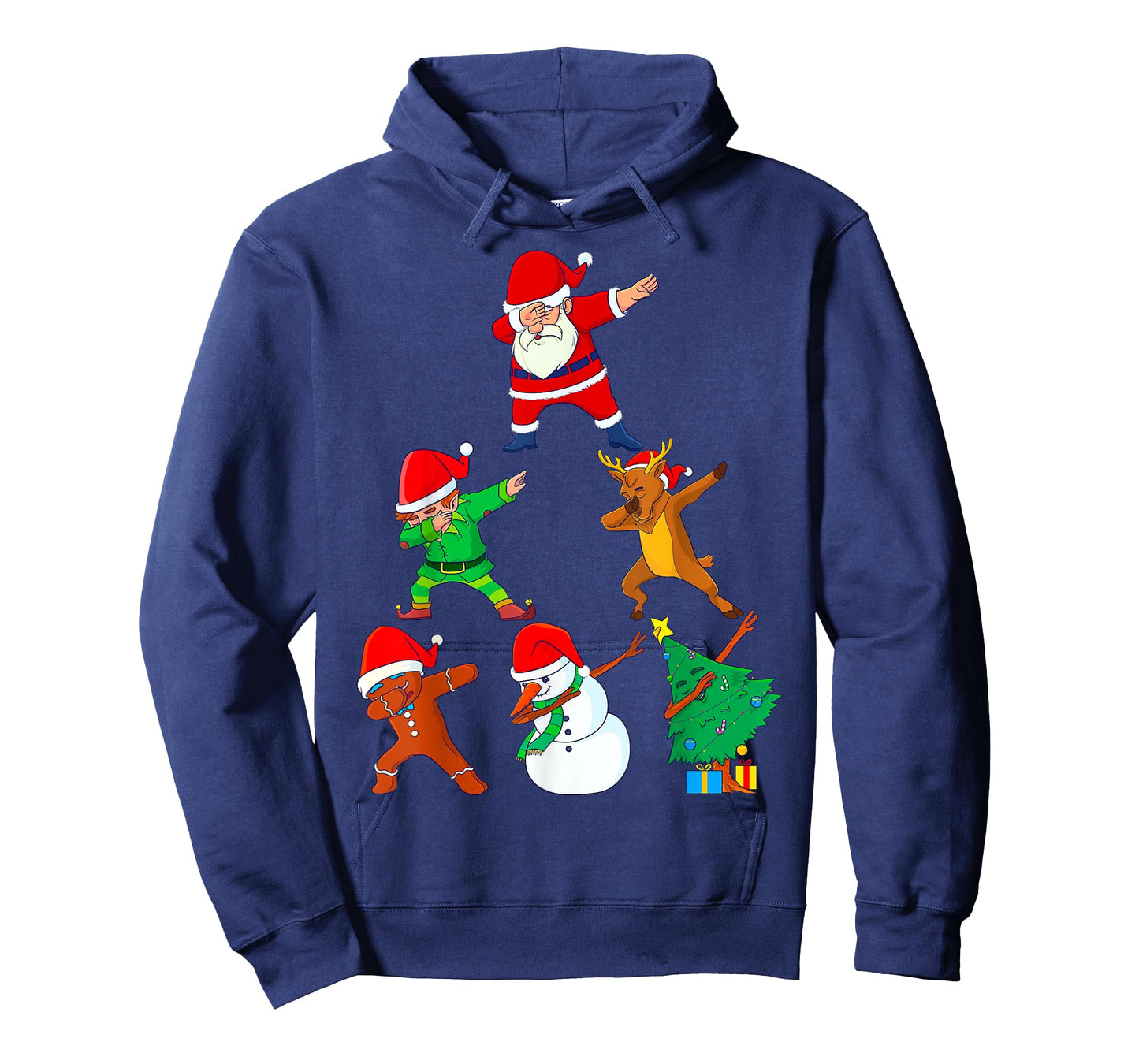 Dabbing Santa Elf Friends Christmas Boys Short Sleeve Funny Xmas Dab Girl T-Shirt