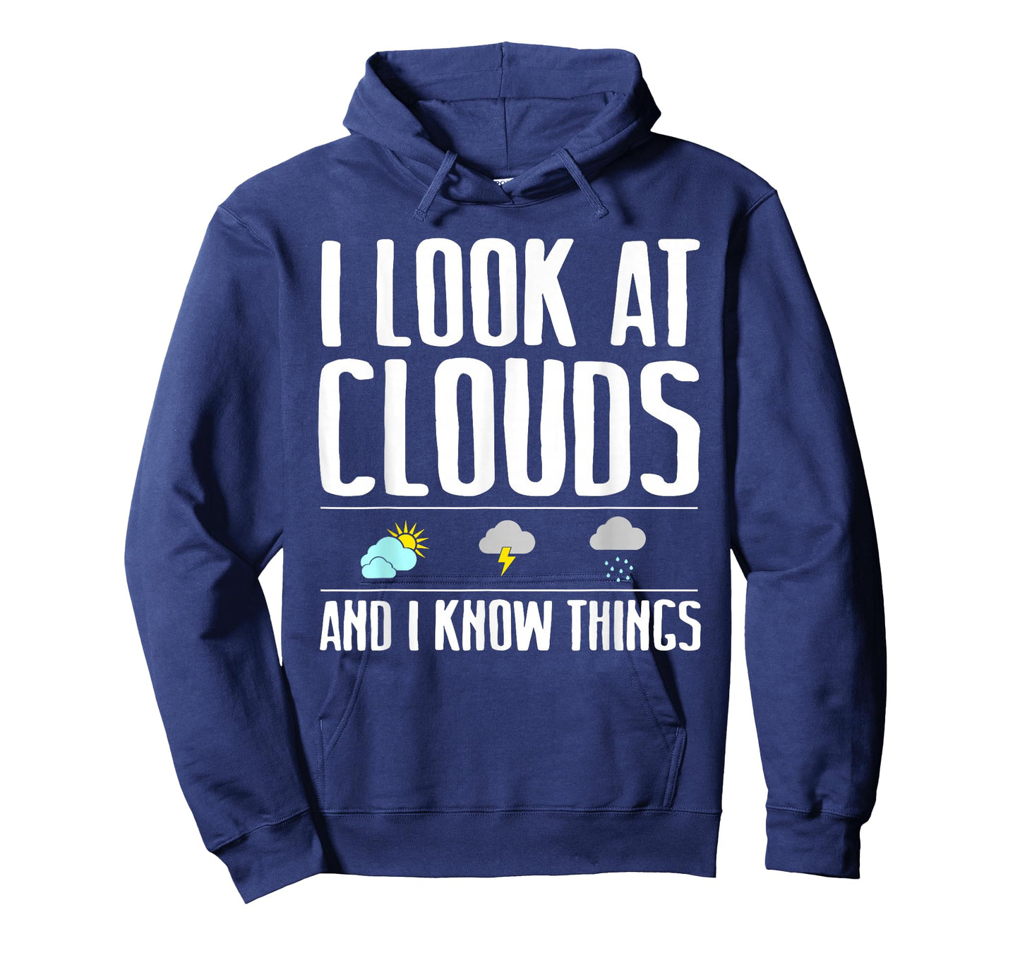 Funny Meteorologist Gift Cool Chaser Weather Forecast Clouds T-Shirt Small