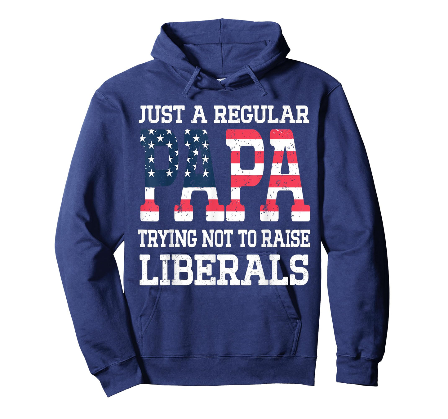 Just A Regular Papa Trying Not To Raise Liberals Fathers Day T-Shirt