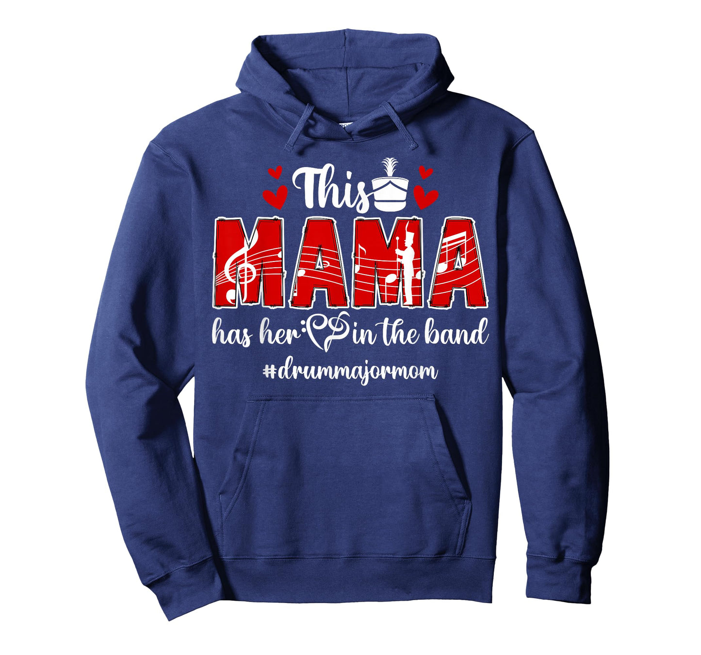 in The Band Drum Major Mom Drum Major Mama Drum Major Mother T-Shirt