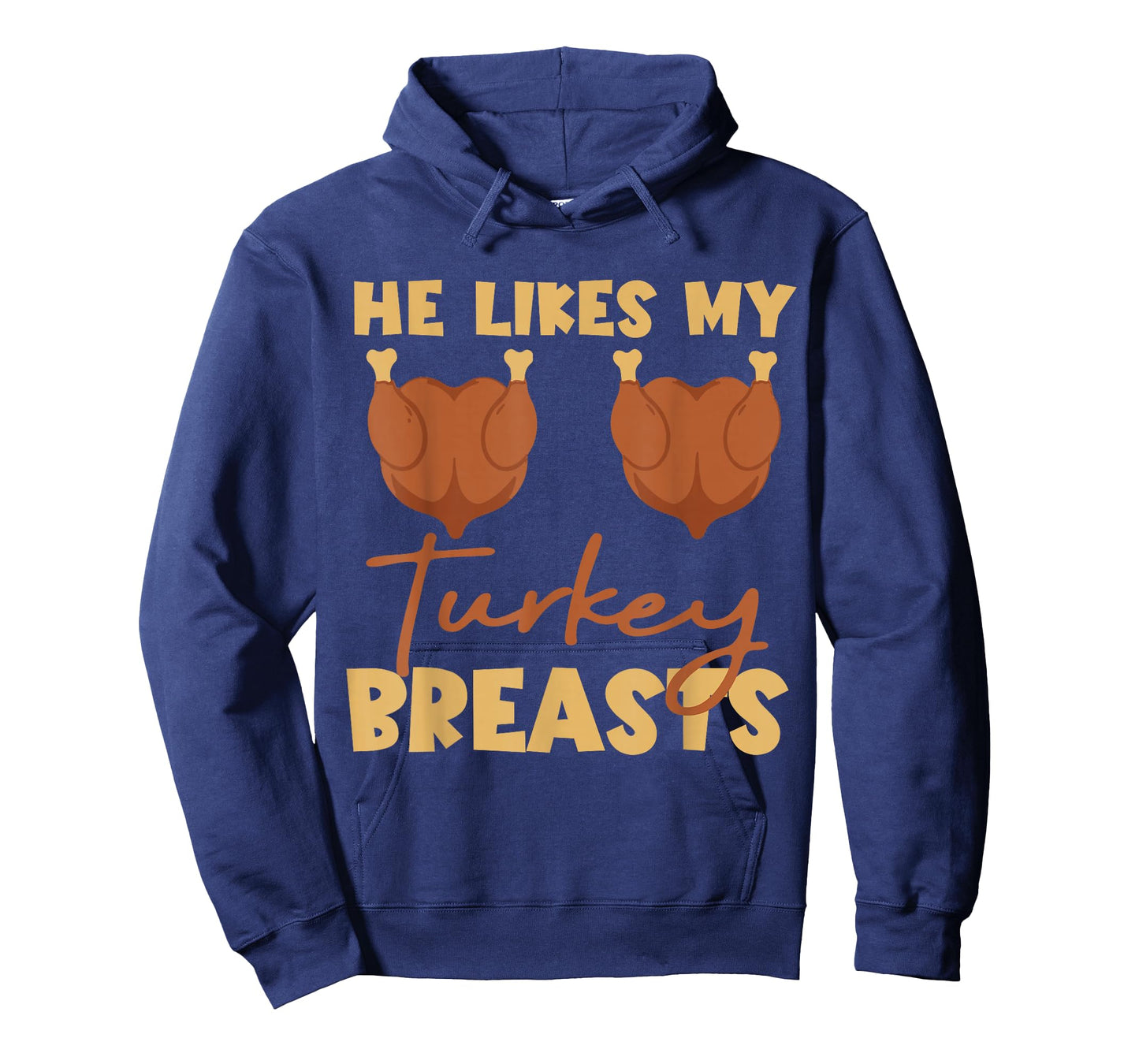 He Likes My Turkey Breasts Couple Matching Thanksgiving T-Shirt