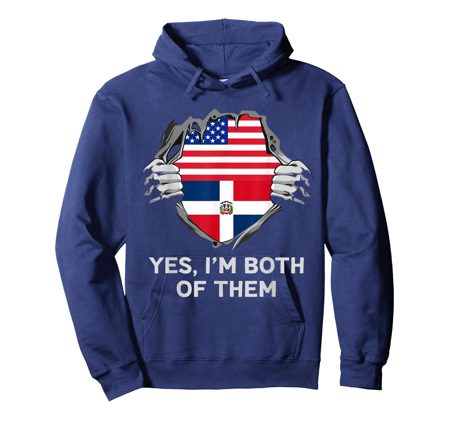 Half American Half Dominican USA Dominican Republic Flag T-Shirt